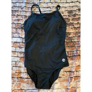 NWT Baleaf UPF 50 Swimsuit Black Modest Shelf Bra Built in Cups SO WELL MADE M